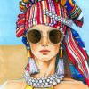 Stylish Woman paint by numbers