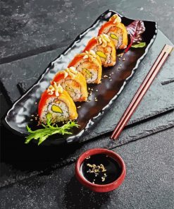Sushi paint by number