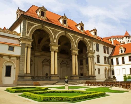 Czech Wallenstein Palace paint by number