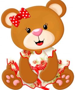 Teddy Bear paint by number