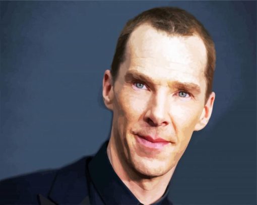 The Actor Benedict Cumberbatch paint by numbers