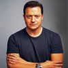 The American Canadian Actor Brendan Fraser paint by number
