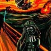 The Scream Vader paint by number