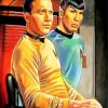 Trek Spock And James T Kirk Star Trek paint by numbers