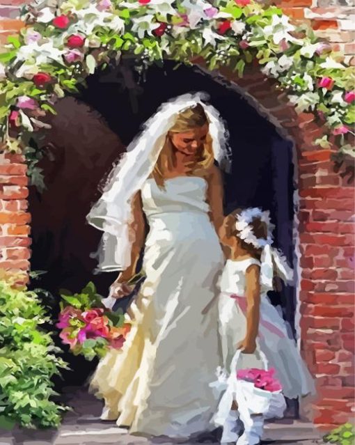 Two Brides paint by numbers