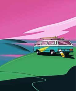 Vanlife paint by numbers paint by numbers