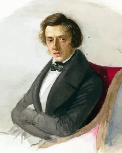 Vintage Chopin paint by number