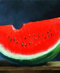 Watermelon paint by numbers