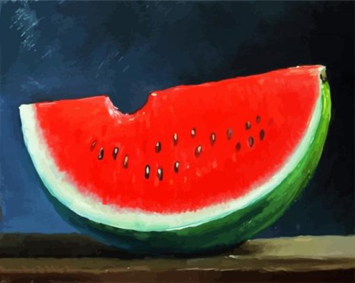 Watermelon paint by numbers