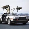 White Delorean paint by number