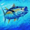 Yellofin Tuna Fish paint by numbers