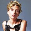 Actress Scarlett Johansson paint by numbers