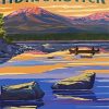 Adirondack Mountains Poster paint by number