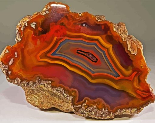 Agate Gemstone paint by number