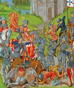 Agincourt Battle Art paint by numbers