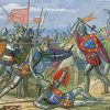 Agincourt Battle paint by numbers
