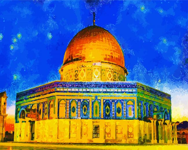 Al Aqsa Art paint by number