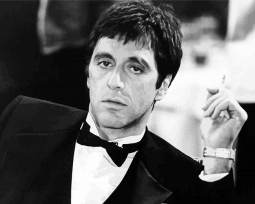 Al Pacino Scarface Movie paint by number