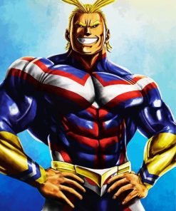All Might Superhero paint by number