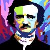 Allan Poe Pop Art paint by number