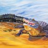 Alligator Art paint by numbers