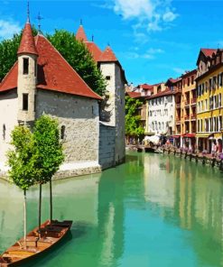 Annecy City France paint by numbers