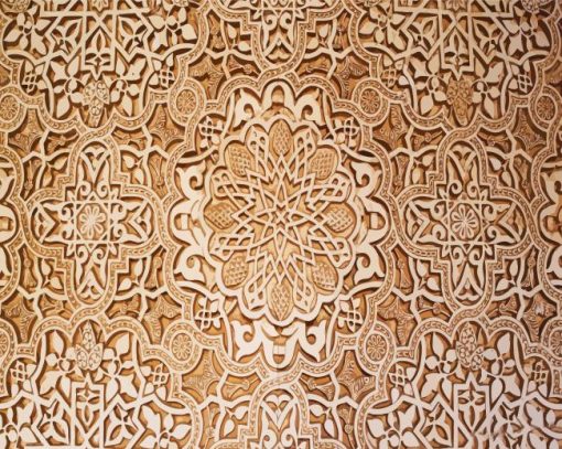 Arabesque Moroccan Design paint by number