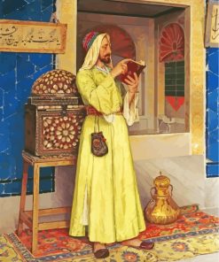 Arabian Muslim Man paint by number