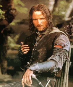 Aragorn Lord Of The Rings Character paint by numbers