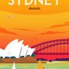Australia Sydney City Poster paint by number