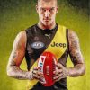 Australian Football Leagues Dustin Martin paint by numbers