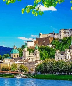 Austria Salzburg paint by numbers