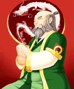 Avatar The Last Airbender Iroh paint by number