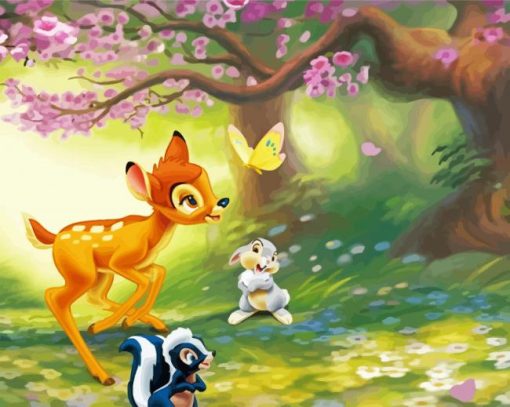Bambi Disney paint by number