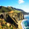 Bixby Creek Bridge Monterey California paint by numbers