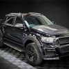 Black Ford Ranger Engine paint by number
