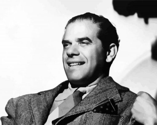 Black And White Frank Capra paint by numbers