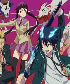 Blue Exorcist Anime Characters paint by number