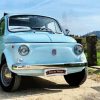 Blue Vintage Fiat paint by numbers