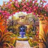 Bougainvillea Garden paint by number