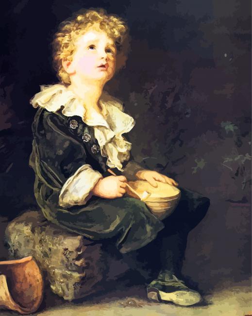 Bubles By John Everett Millais paint by numbers