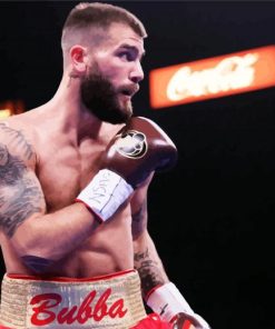 Caleb Plant Boxer paint by number