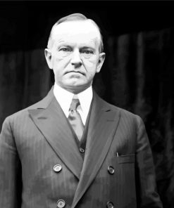 Calvin Coolidge President paint by number