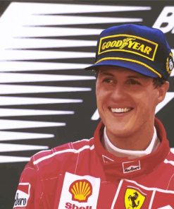 Car Driver Michael Schumacher paint by number
