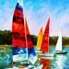 Catamarans Art paint by numbers