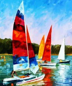 Catamarans Art paint by numbers