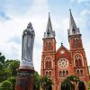 Cathedral In Hochi Minh City Saigon paint by numbers