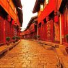 Chinese Traditional Alley paint by numbers