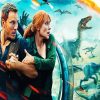 Claire And Owen Jurassic World paint by numbers