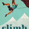 Climb Poster paint by number